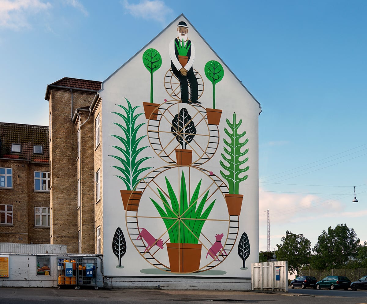 Le street art illustrata di Agostino Iacurci | Collater.al