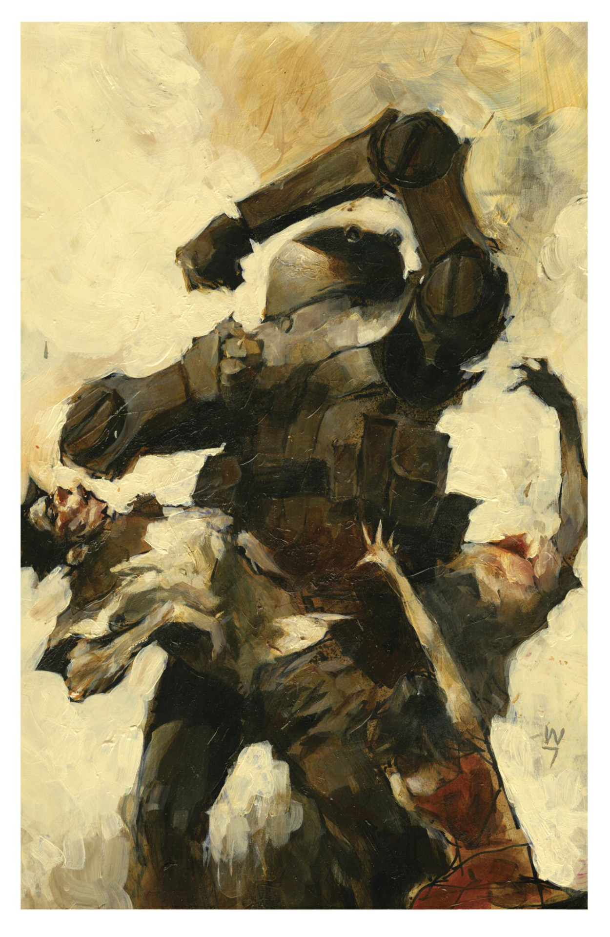 Lo stile espressionista dell'illustratore Ashley Wood | Collater.al