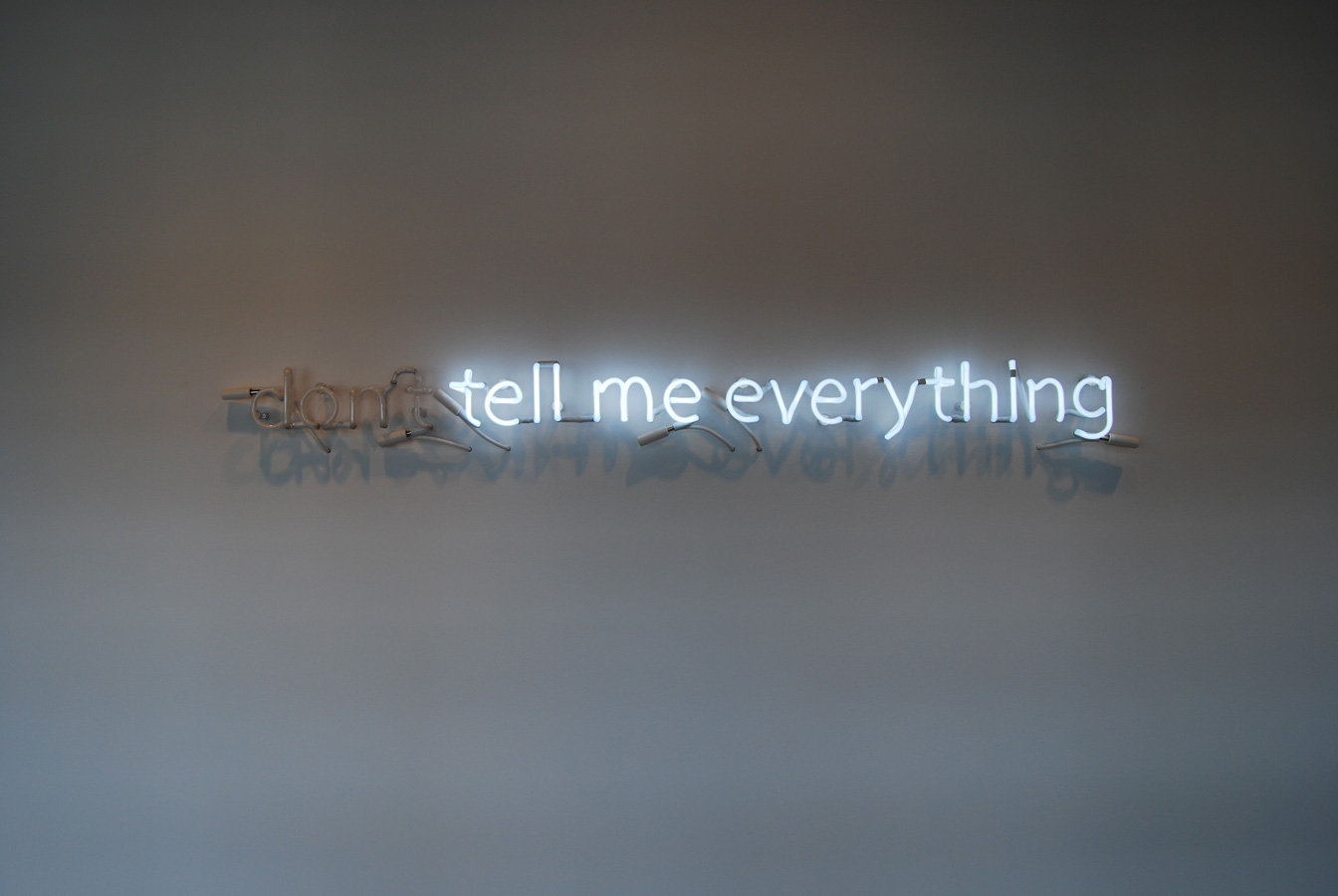 I neon works dell'artista inglese Martin Creed | Collater.al
