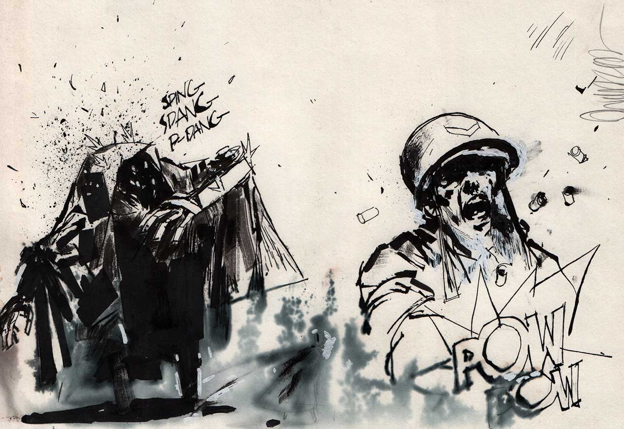 Lo stile espressionista dell'illustratore Ashley Wood | Collater.al