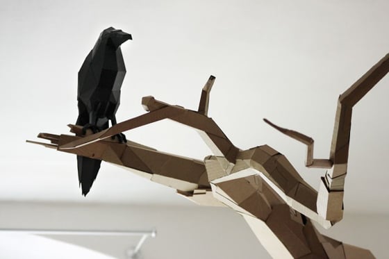 Bartek Elsner - The Paper Stuff - Sculture in cartone