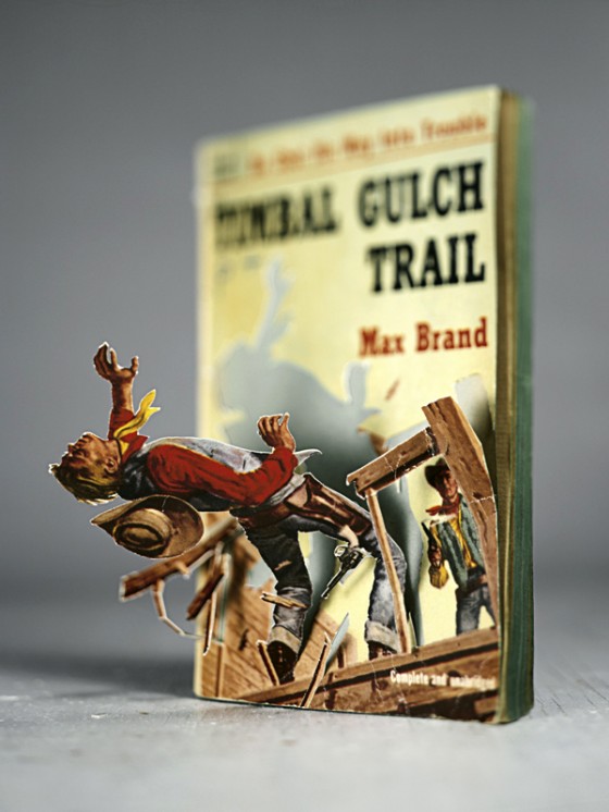 Thomas Allen - Cut Book Illustration -  Opere realizzate con illustrazioni di libri