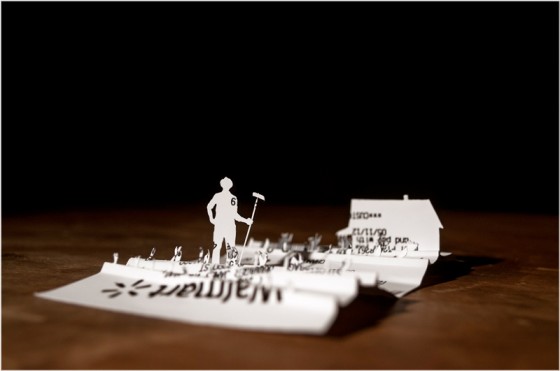 Thomas Allen - Cut Book Illustration -  Opere realizzate con illustrazioni di libri