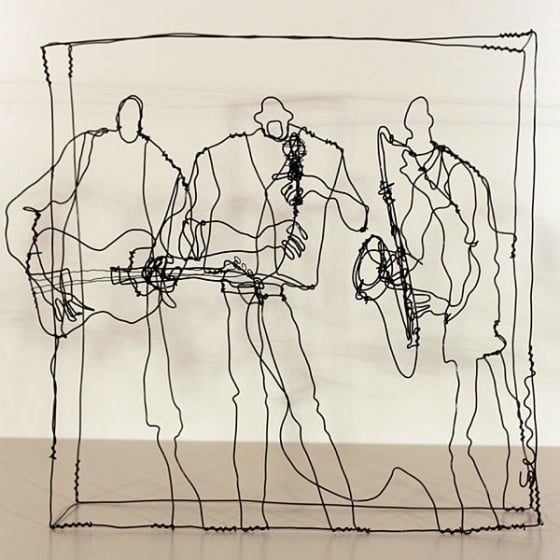 Martin Senn - Wire sculpture - Sculture in fil di ferro