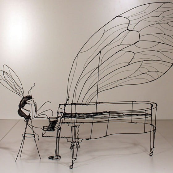 Martin Senn - Wire sculpture - Sculture in fil di ferro