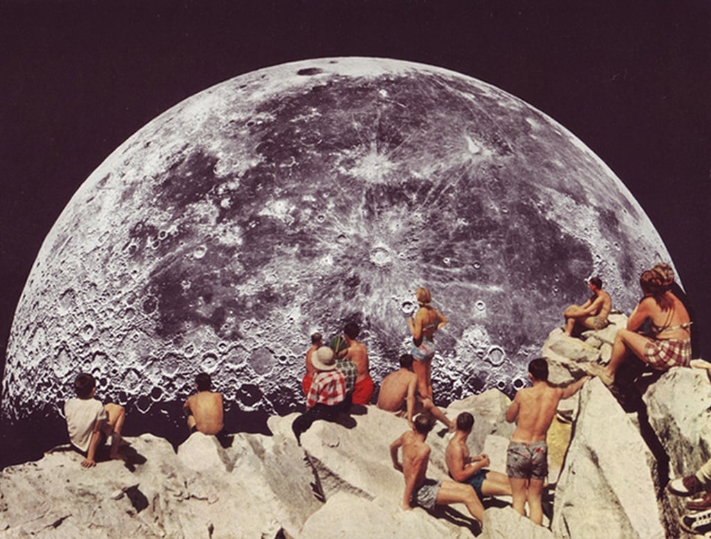 Beth Hoeckel - Point of view - Collages apocalittici e nostalgici realizzati con fotografie vintage