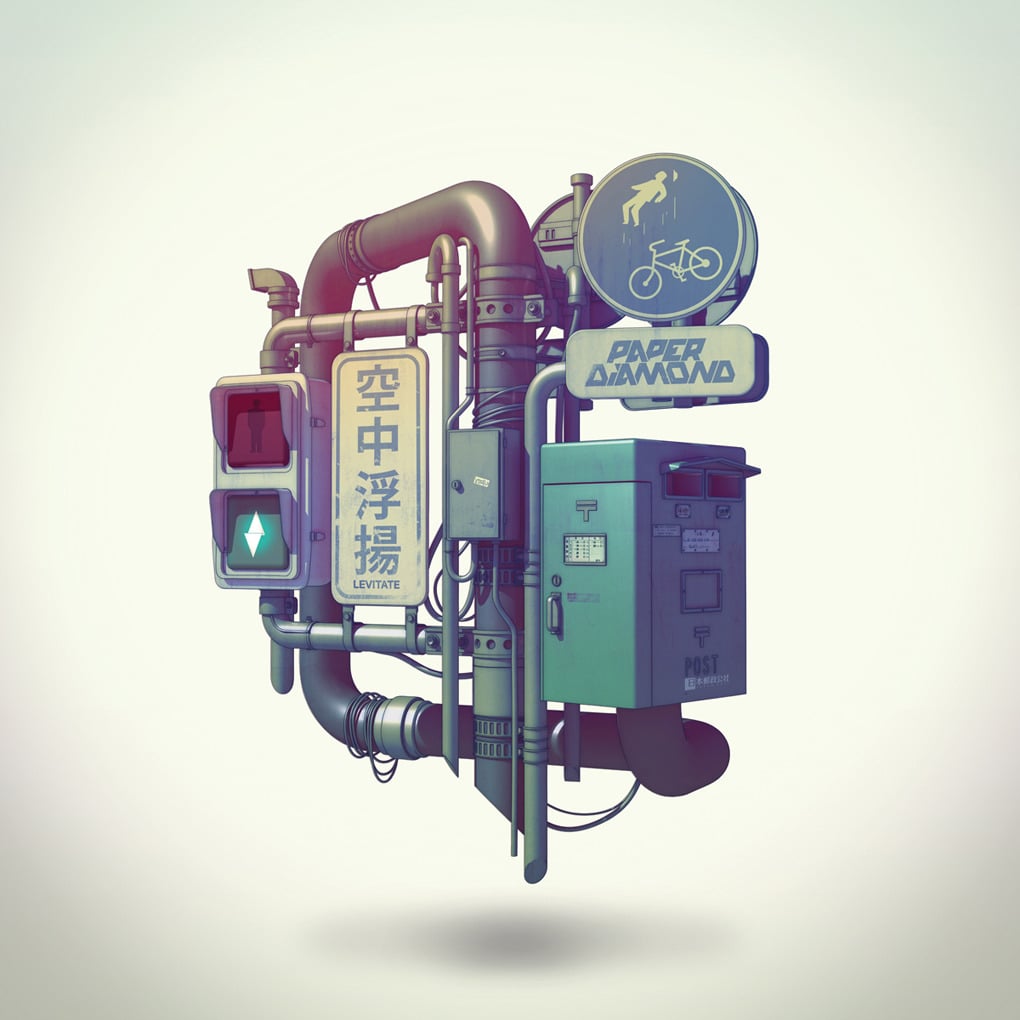 Le illustrazioni Sci-Fi di Andrés Rivera aka Raccoon Nook