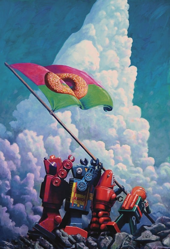 Eric Joyner - L'artista che ama dipingere robot e donut