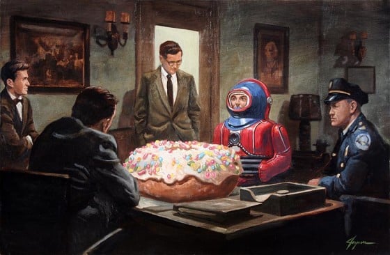 Eric Joyner - L'artista che ama dipingere robot e donut