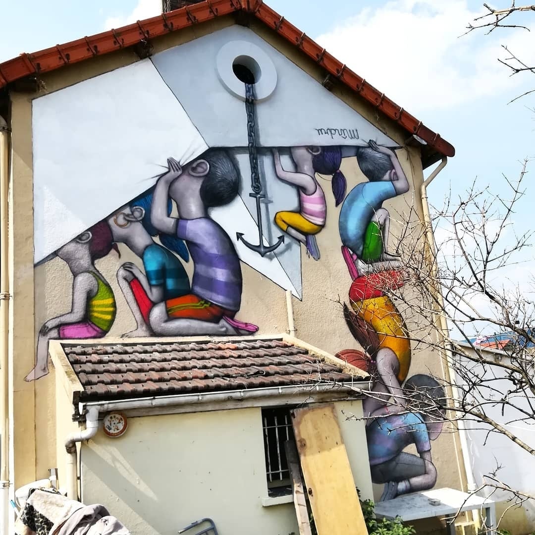 Le diversità sociali nella street art di Julien Malland aka Seth | Collater.al