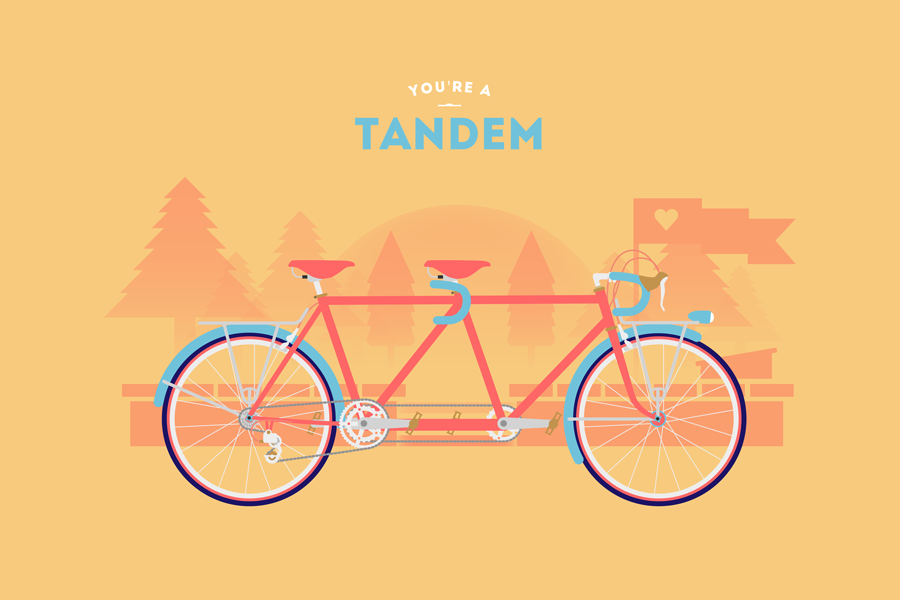 Cyclemon - You Are What You Ride - Serie di poster sulle bici, illustrati dai francesi Romain Bourdieux e Thomas Pomarelle
