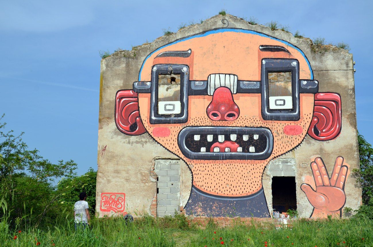 La street art cartoonesca dell'italiano Mister Thoms | Collater.al