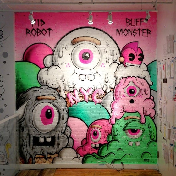 Buff Monster - Pink is Power - Illustratore di Los Angeles