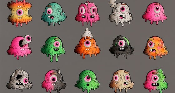 Buff Monster - Pink is Power - Illustratore di Los Angeles