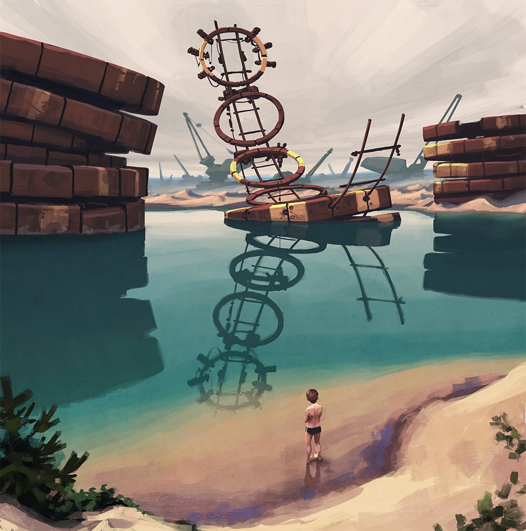 Simon St&aring;lenhag - Digital paintings