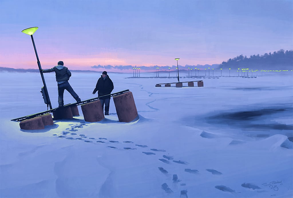 Simon St&aring;lenhag - Digital paintings
