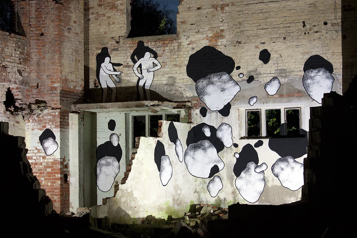 I fantasmi stilizzati dello street artist Daan Botlek | Collater.al
