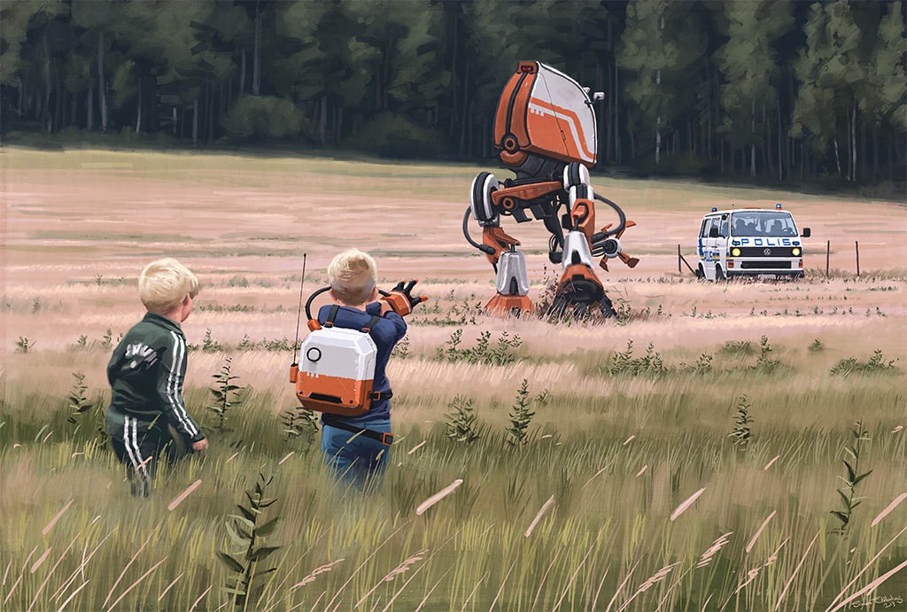 Simon St&aring;lenhag - Digital paintings
