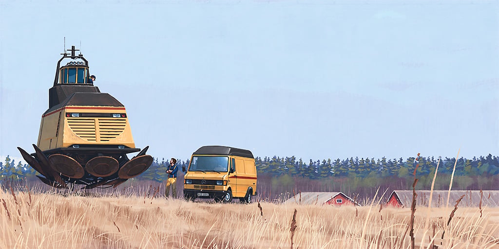 Simon St&aring;lenhag - Digital paintings