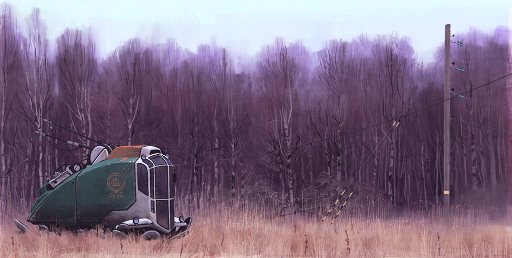 Simon St&aring;lenhag - Digital paintings