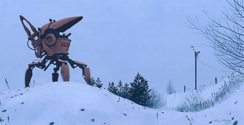 Simon St&aring;lenhag - Digital paintings