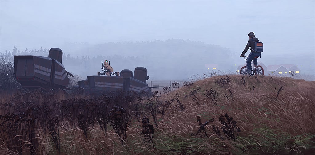 Simon St&aring;lenhag - Digital paintings