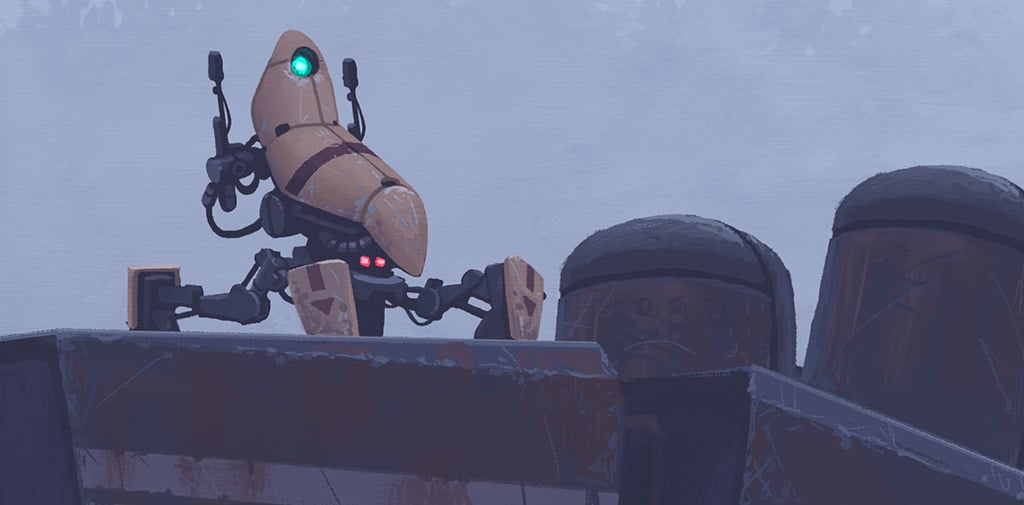 Simon St&aring;lenhag - Digital paintings