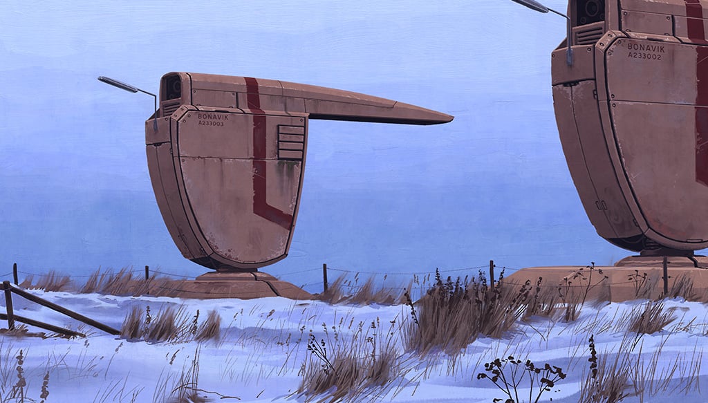 Simon St&aring;lenhag - Digital paintings