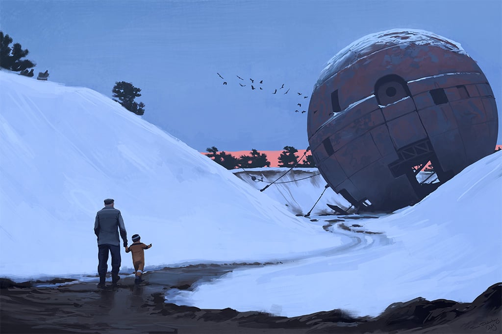 Simon St&aring;lenhag - Digital paintings