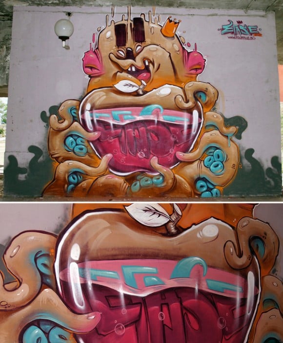 Georgi Dimitrov aka Erase - Illustratore e graffiti artist bulgaro