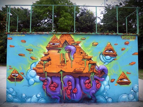 Georgi Dimitrov aka Erase - Illustratore e graffiti artist bulgaro