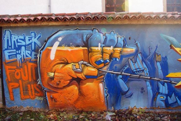 Georgi Dimitrov aka Erase - Illustratore e graffiti artist bulgaro
