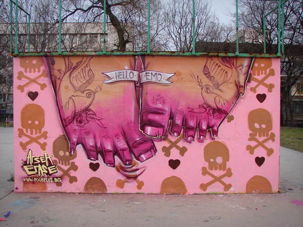 Georgi Dimitrov aka Erase - Illustratore e graffiti artist bulgaro