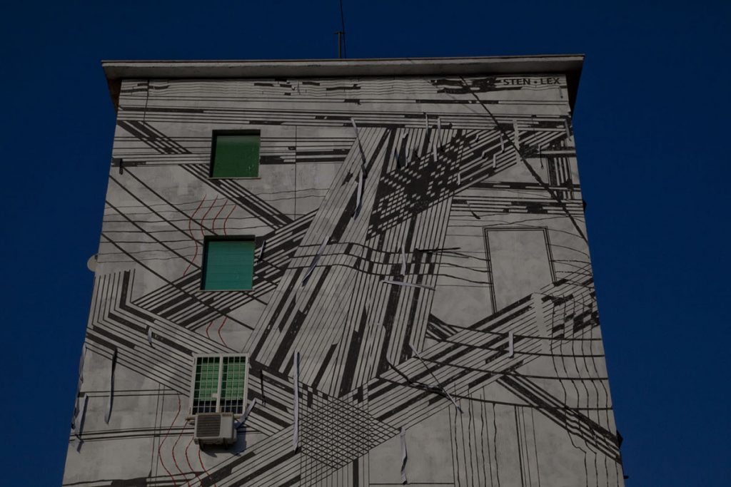 Sten & Lex - Outdoor 2013 - Nuovo murales a Roma Garbatella