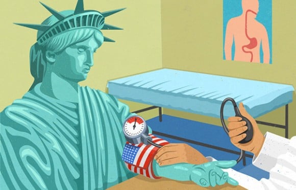 John Holcroft è un illustratore che in modo satirico rappresenta la società di oggi