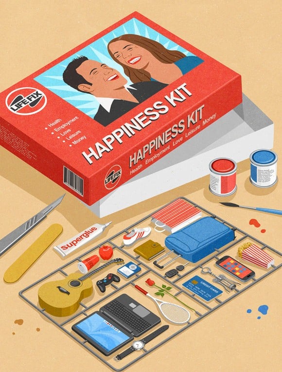John Holcroft è un illustratore che in modo satirico rappresenta la società di oggi