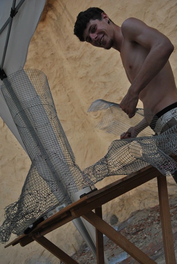 light, camera, action! - Edoardo Tresoldi - Met Wire Sculptures | Collater.al
