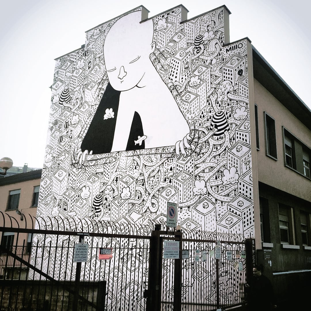 La street art illustrata e romantica di Millo | Collater.al