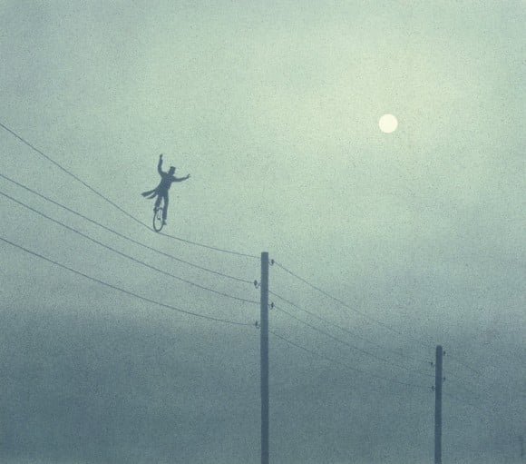 nei lavori di Quint Buchholz ci si perde nel mondo dei libri