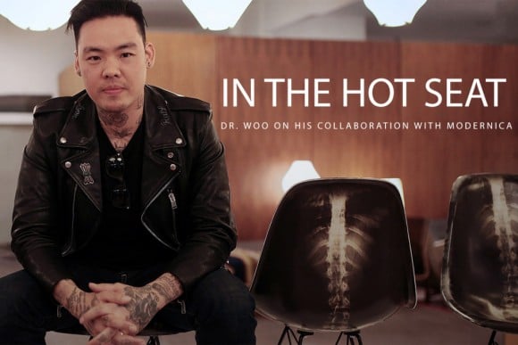 Dr. Woo x Modernica - Limited edition Fiberglass Chair