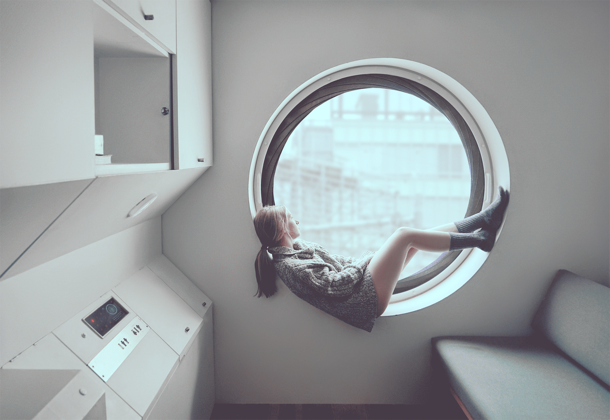 Trapped in Tokyo - Le GIF surreali di Nina Geometrieva e Damjan Cvetkov-Dimitrov | Collater.al