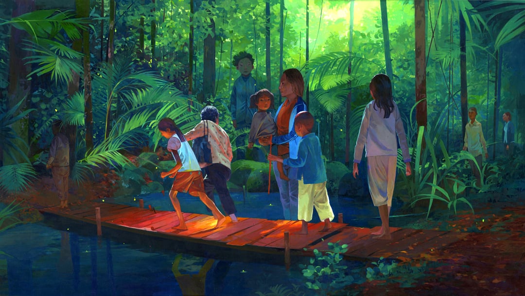 Andrew Hem - Pittore e illustratore cambogiano, autore di opere surreali | Collater.al