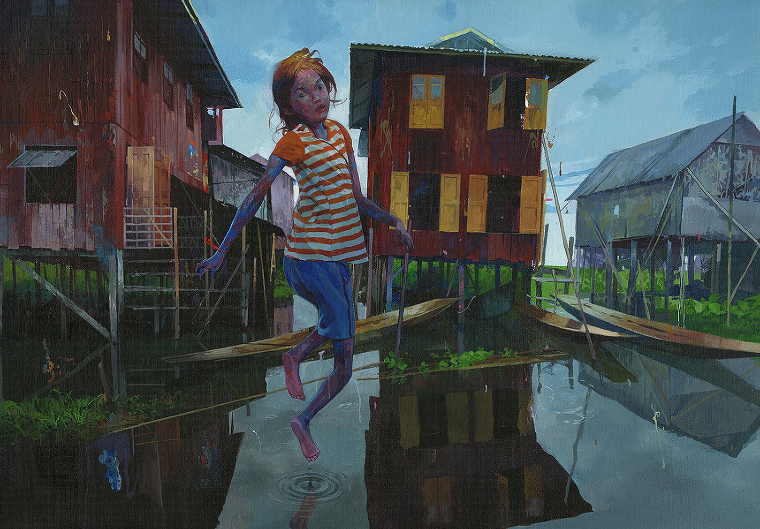 Andrew Hem - Pittore e illustratore cambogiano, autore di opere surreali | Collater.al