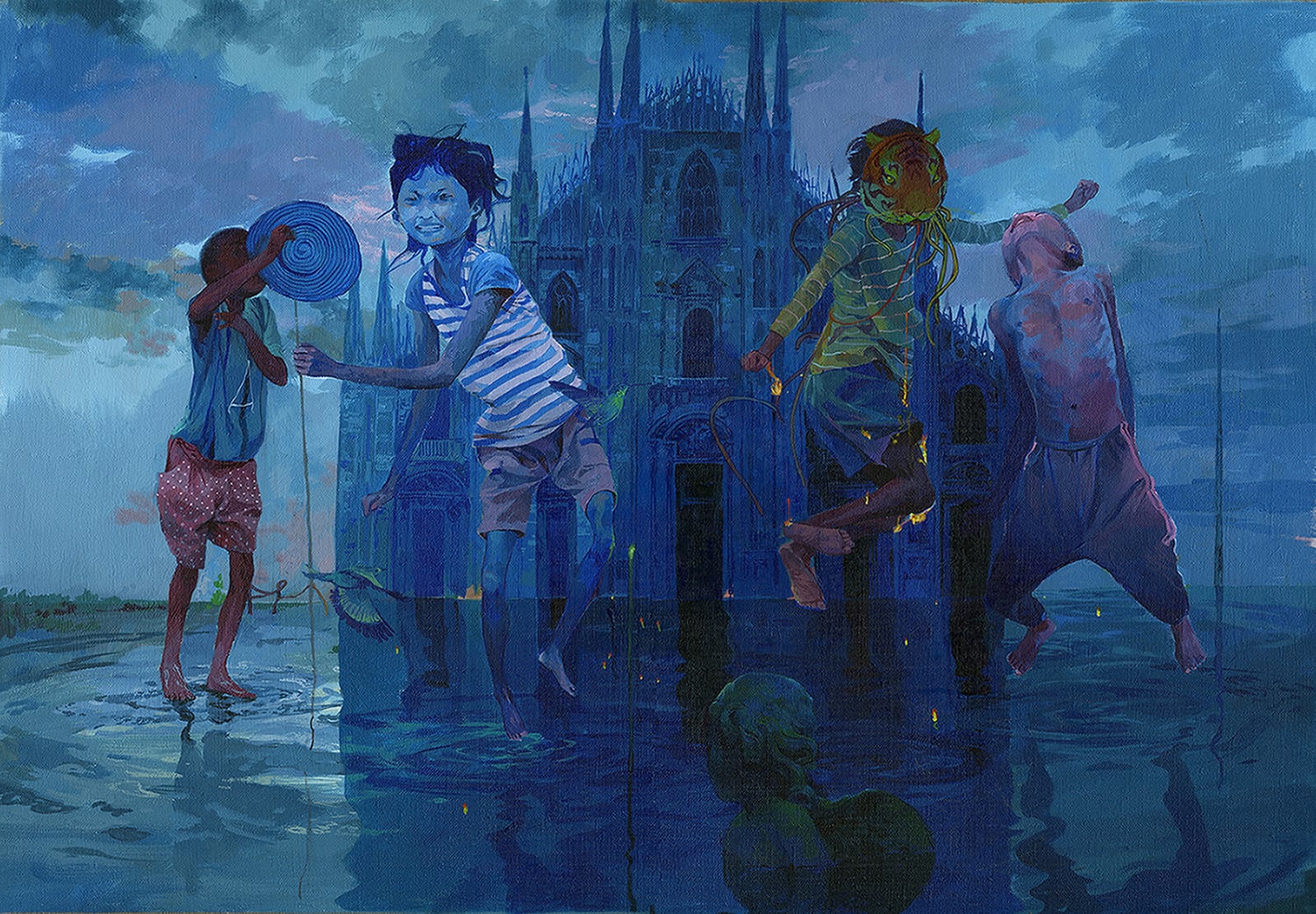 Andrew Hem - Pittore e illustratore cambogiano, autore di opere surreali | Collater.al