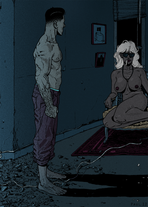Le illustrazioni noir del francese Paul Lacolley