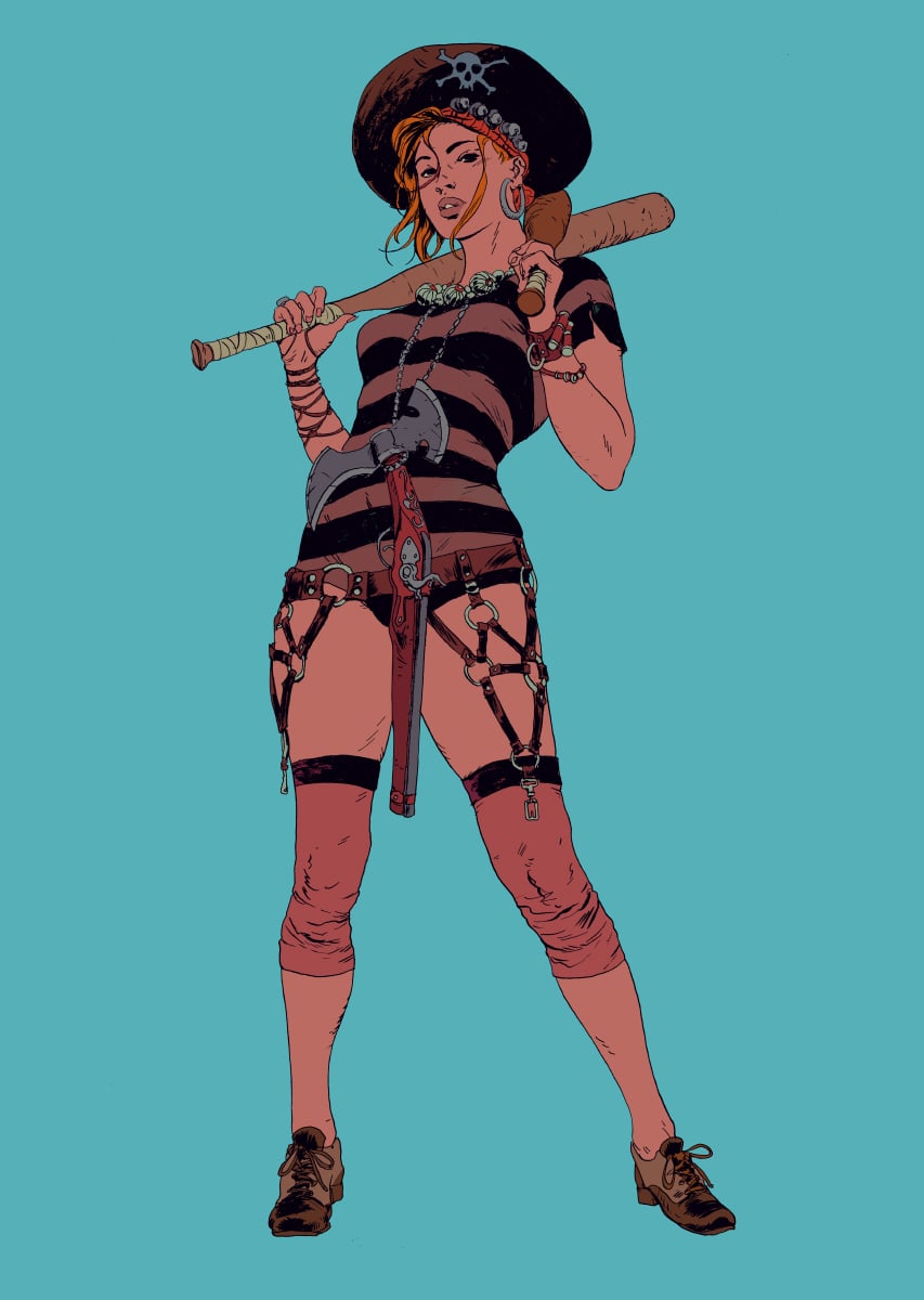 Le pin-up badass di Robert Sammelin