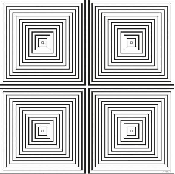 Le minimali illustrazioni optical di Noemi Schipfer | Collater.al 