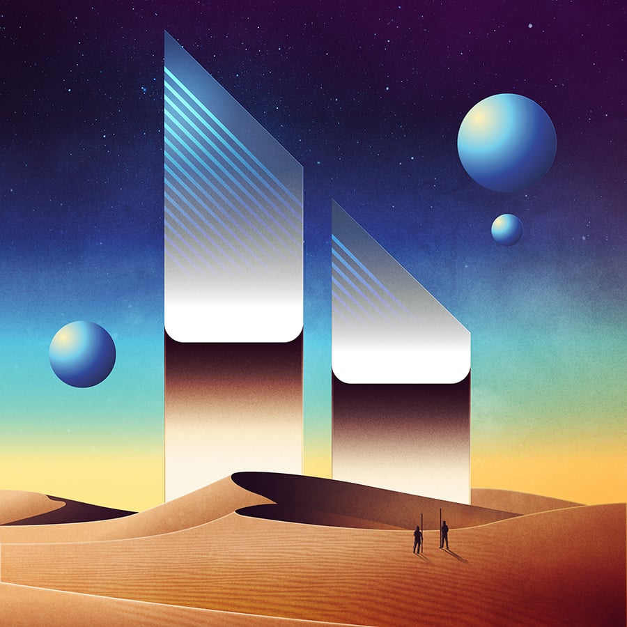 NeoWave - I paesaggi retro fantascientifici di James White | Collater.al