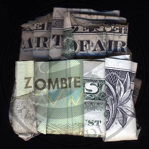I Dollari parlanti di Dan Tague | Collater.al - Art Faie Zombies (Zimbabwe & US)