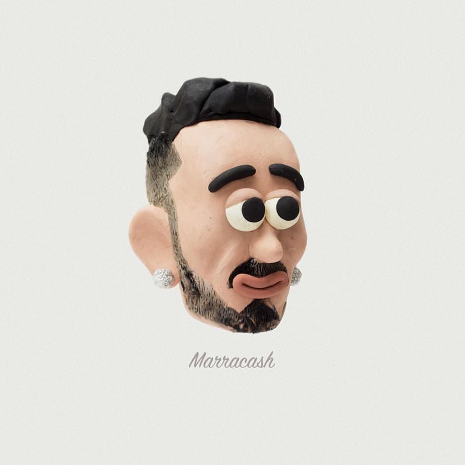 Le Rapper Faces in plastilina di Stefano Colferai | Collater.al